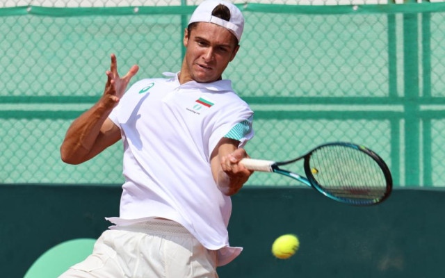 Александър Василев донесе първа победа на България за Купа Дейвис