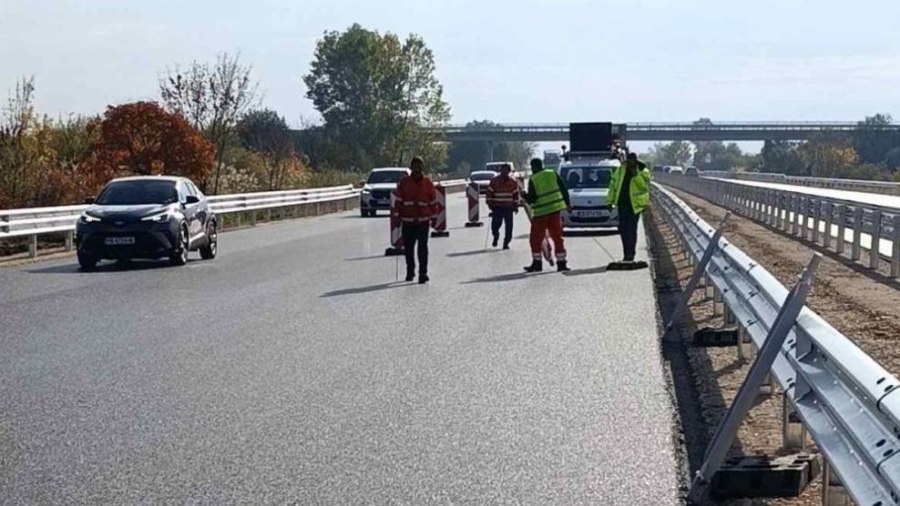 Приключи ремонтът на магистрала „Тракия“ край Пазарджик в посока София