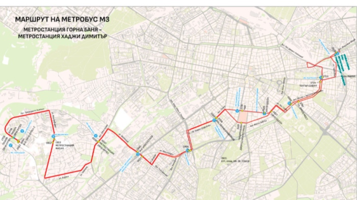 Без Линия 3 на метрото и днес в София, вижте графика на заместващите автобуси
