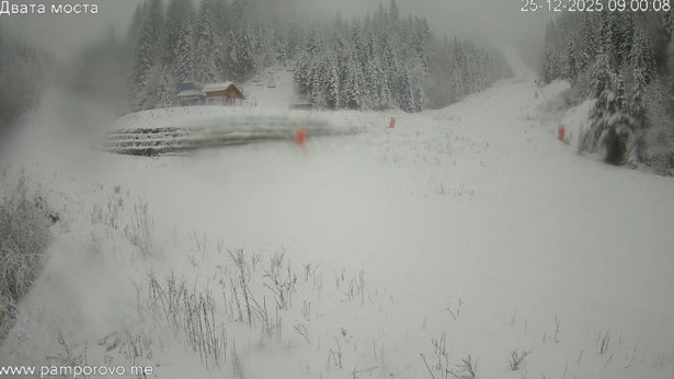 До 15 см е снежната покривка по високите части в област Смолян