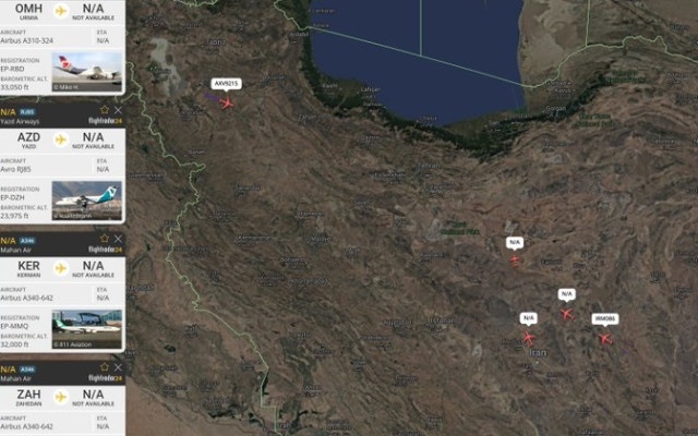 Иран затвори въздушното си пространство след заплахи от САЩ