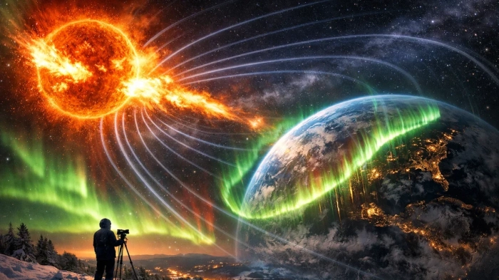 Mагнитна буря достига Земята в края на януари