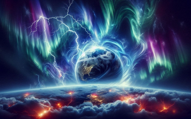 След кратко затишие: Задава се нова магнитна буря, вилнее два дни