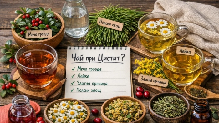 Какви билкови чайове да пием при цистит и как да ги използваме правилно