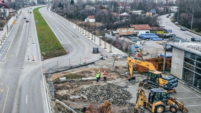 Започна строителството на последния участък от трасето на бул. „Тодор Каблешков“ в София