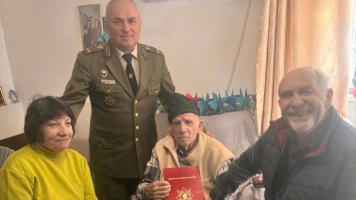 Ветеран от Втората световна война от Хасково навърши 102 години