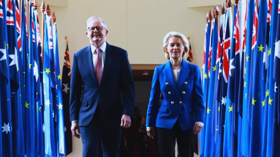 ЕС и Австралия сключиха историческо търговско споразумение