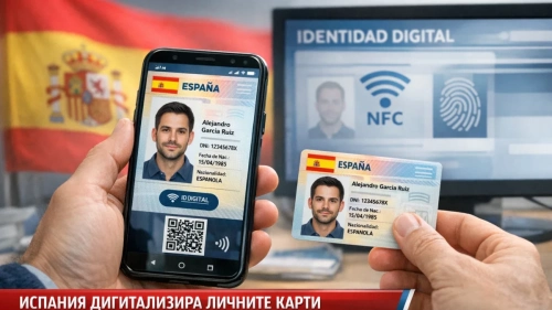 Испания дигитализира личните карти
