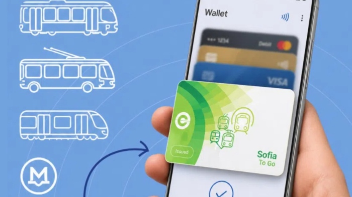 Картата за градския транспорт влиза в телефона ни