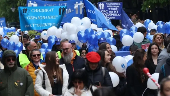 По подов 1 май: КТ „Подкрепа“ настоява за по-високи доходи и сигурност на труда