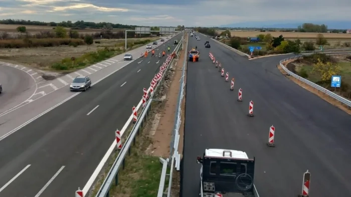 Промяна в трафика по магистрала „Тракия“ край Пазарджик и София