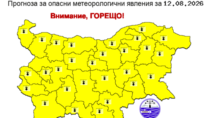 Внимание, горещо: Жълт код за екстремни жеги