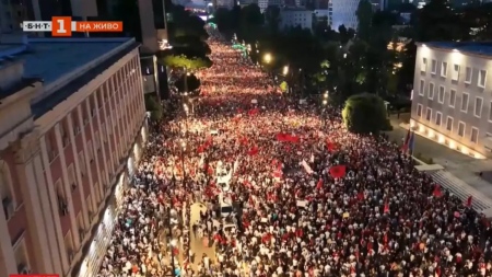 Протестите на студентите в Тирана продължават